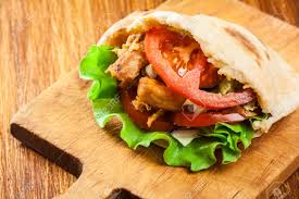 Chicken Kebab with Turkish Bread